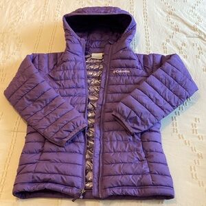 Girls, Columbia, medium 10/12 Omni heat jacket